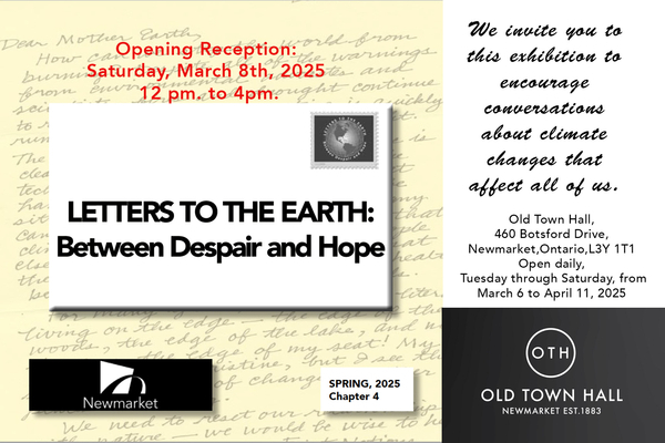 Letters to the Earth 4 - The Old Town Hall, Newmarket- invite